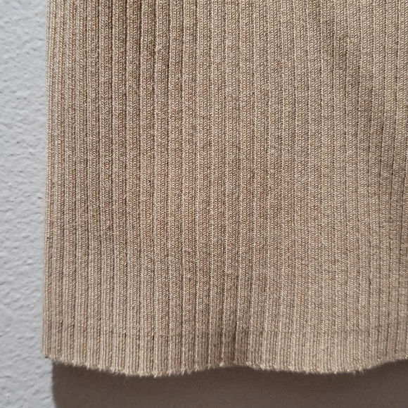 Vintage Brown Large Scoop Neck Sweater Vest Classic Casual Minimalist Streetwear - Picture 9 of 12